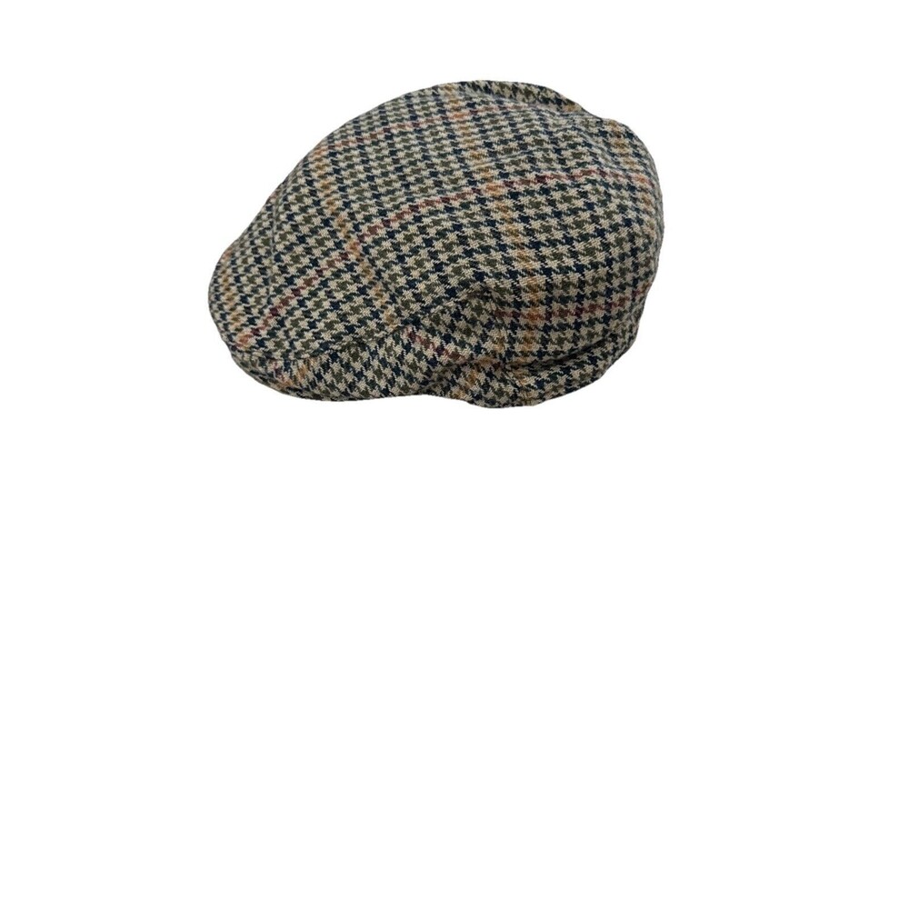 Failsworth Classic Herringbone Newsboy Wool Blend Hat Tam Size 7